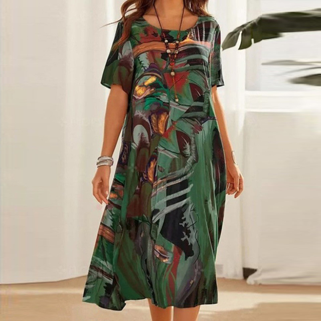 Delfina - Elegant Midi Dress