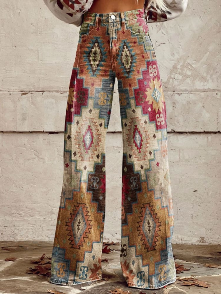 LÉA | Stylish and Modern Retro Chevron Pants