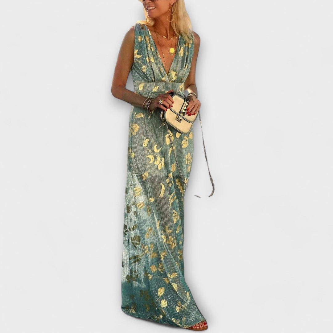 Tatiana - Flowy V-Neck Dress