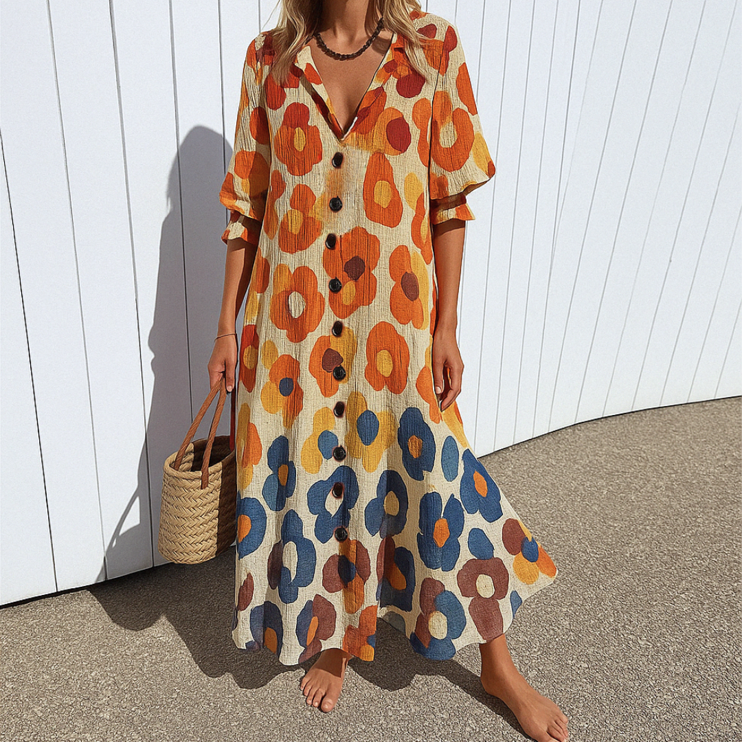 Mirela – Elegant Dress with Slimming Effect