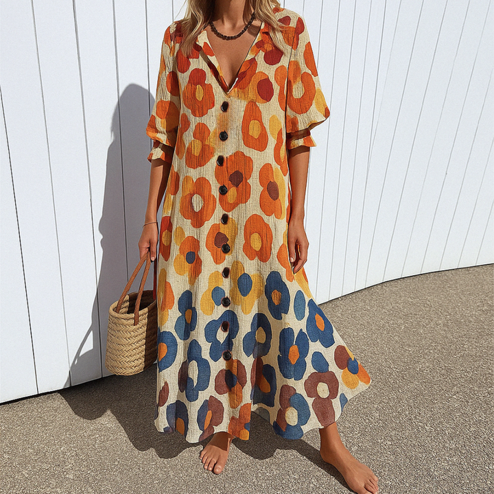 Mirela – Elegant Dress with Slimming Effect