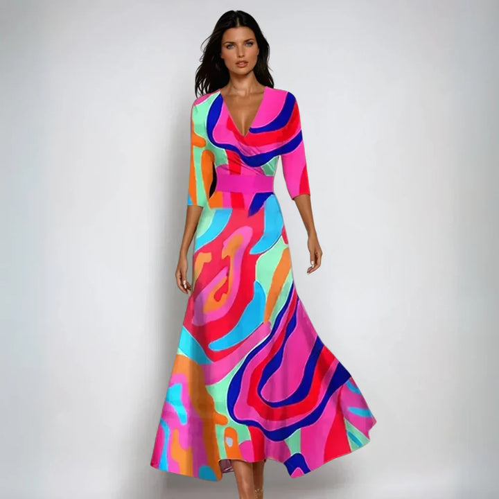 Donna - Elegant Floral Dress