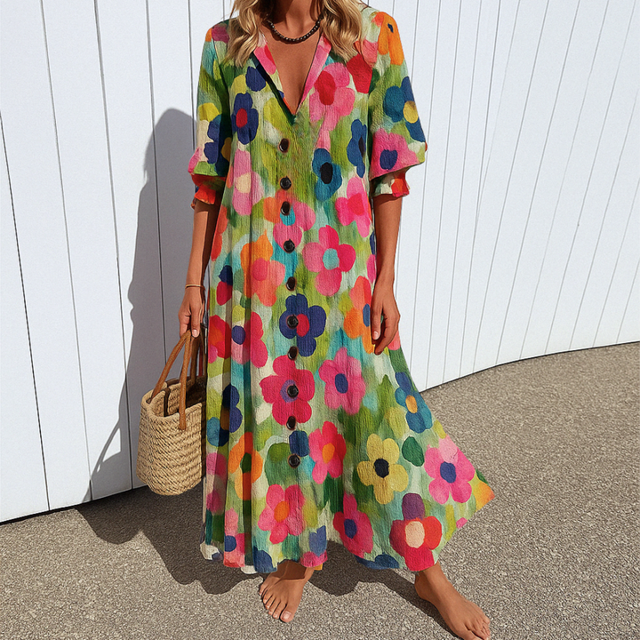 Mirela – Elegant Dress with Slimming Effect