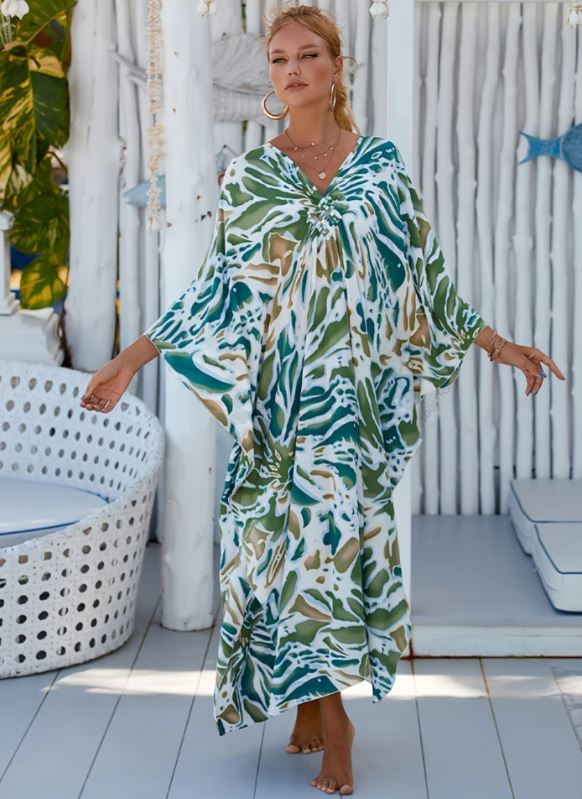 Gabby – Elegant Tropical Dress