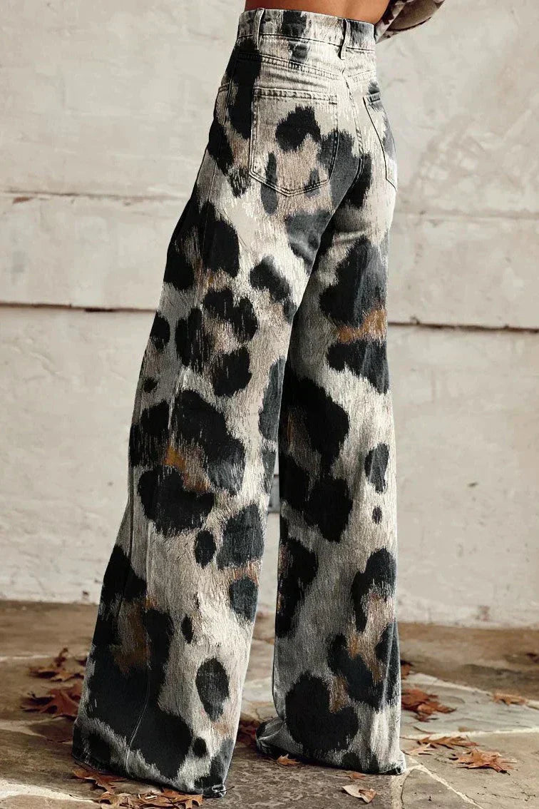 Cheetah | Vintage Boho Pants with Chic Print