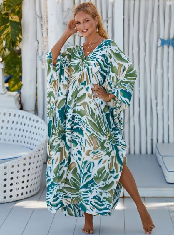 Gabby – Elegant Tropical Dress