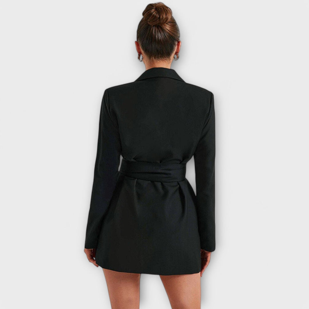 Zelia - Blazer Dress with V-Neckline