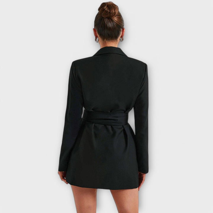 Zelia - Blazer Dress with V-Neckline