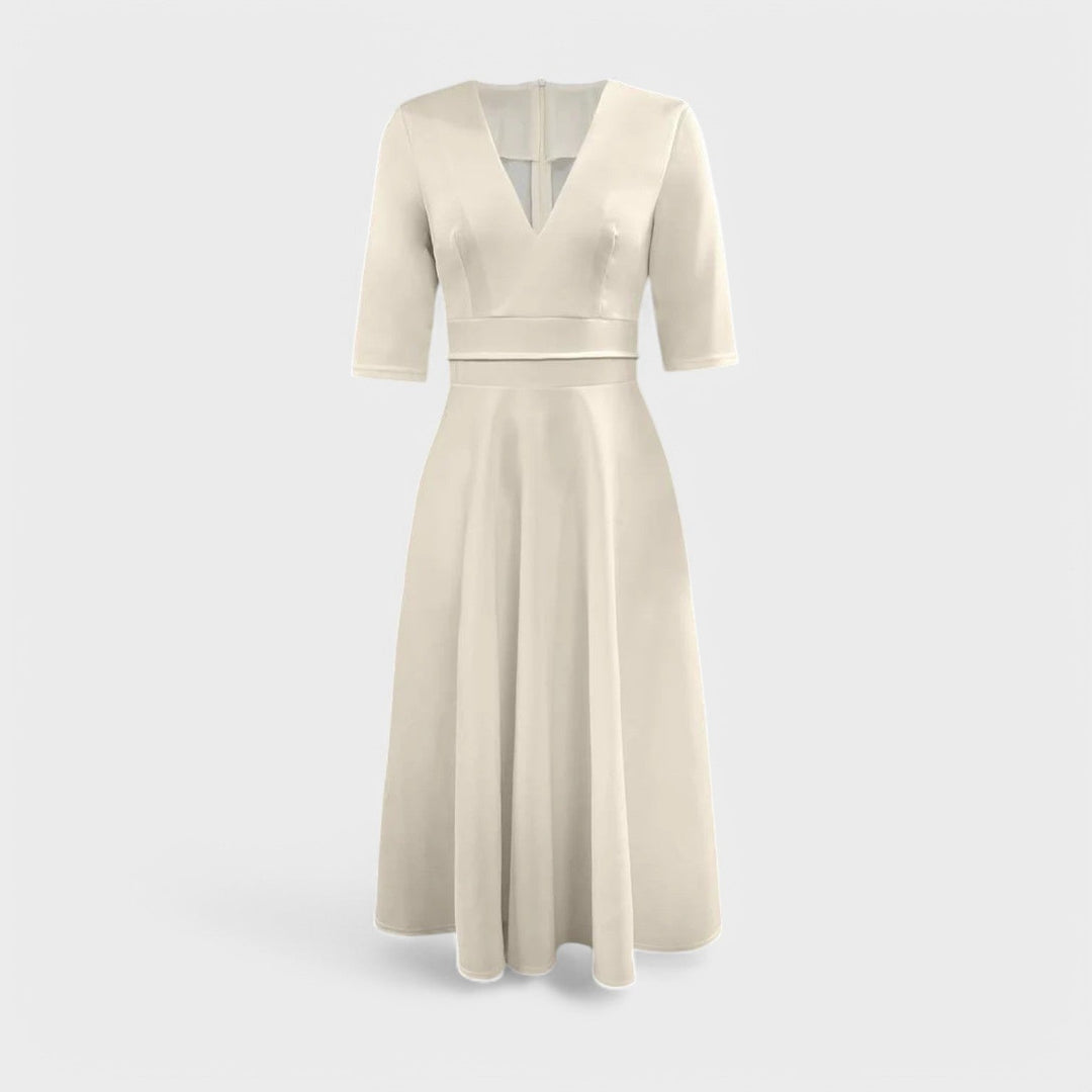 Helena - Elegant V-neck dress