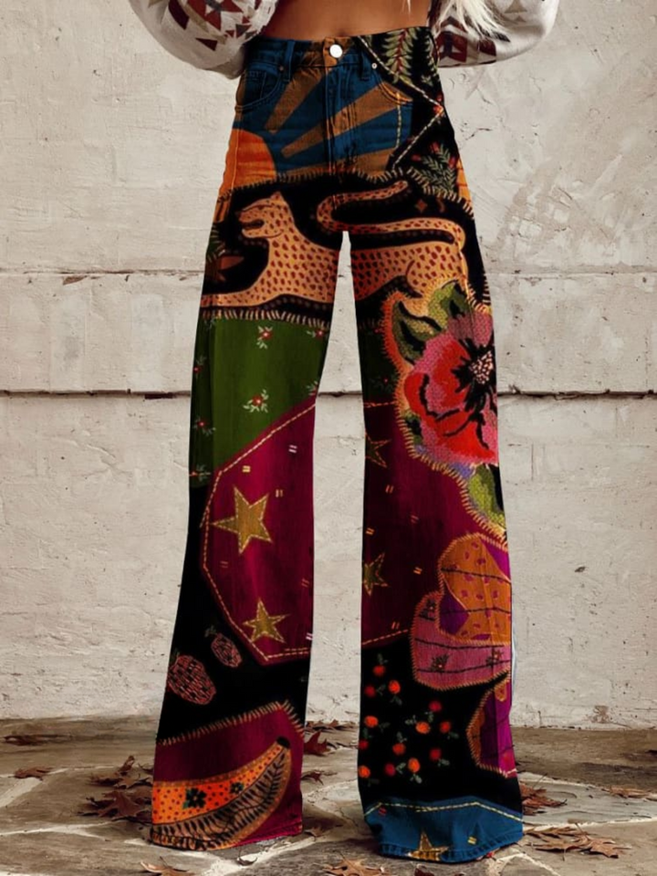 LÉNA | Elegant and Comfortable Vintage Boho Pants