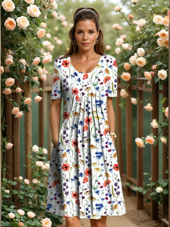 MARGA | Elegant dress with belly coverage