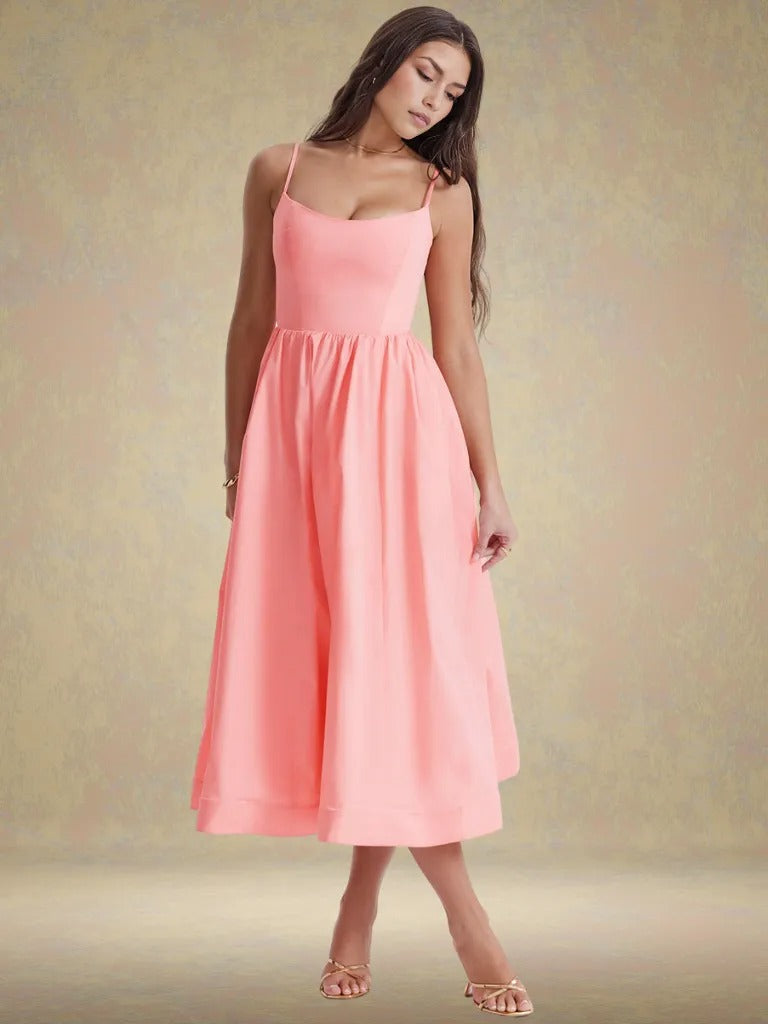 ELARA BLOOM MIDIKLEID DRESS