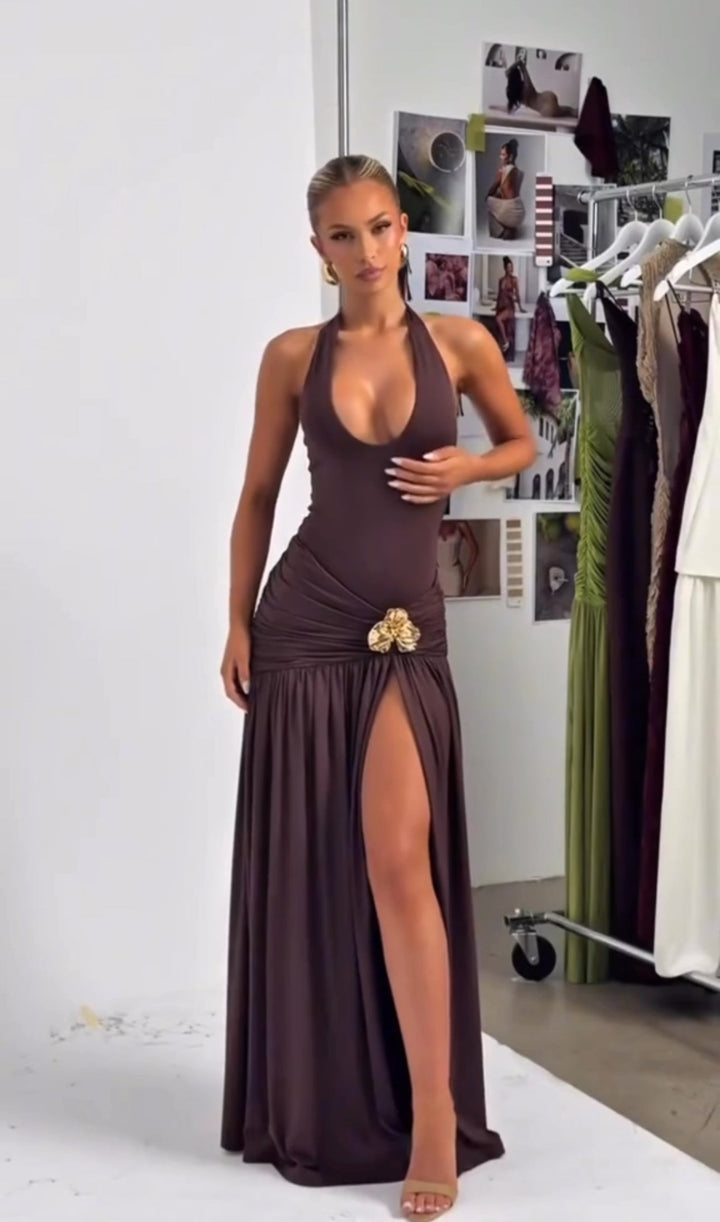 Michelle - Elegant Slit Dress