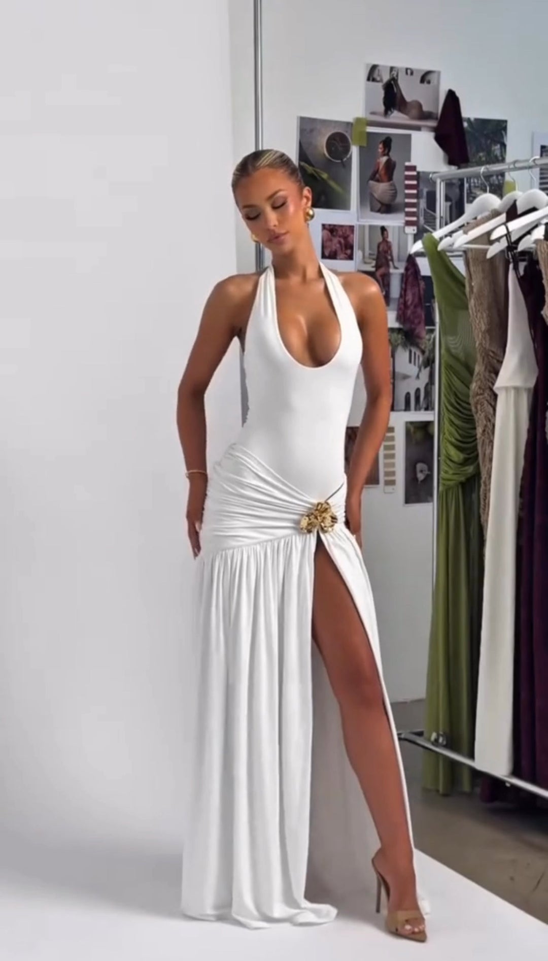 Michelle - Elegant Slit Dress