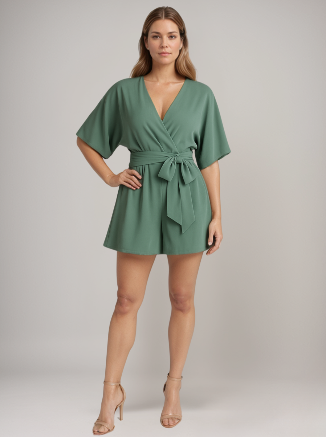 Samantha - Elegant V-Neck Jumpsuit