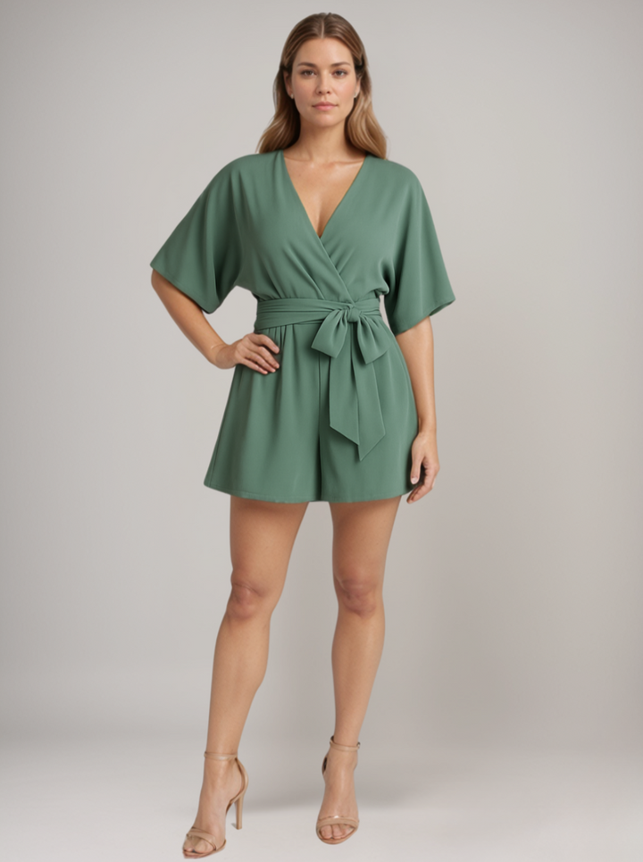 Samantha - Elegant V-Neck Jumpsuit
