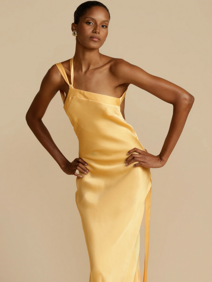 GOLDEN GLOW MAXI DRESS
