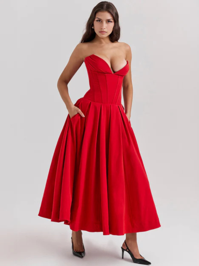THE LA LUMIÈRE MIDIKLEID DRESS