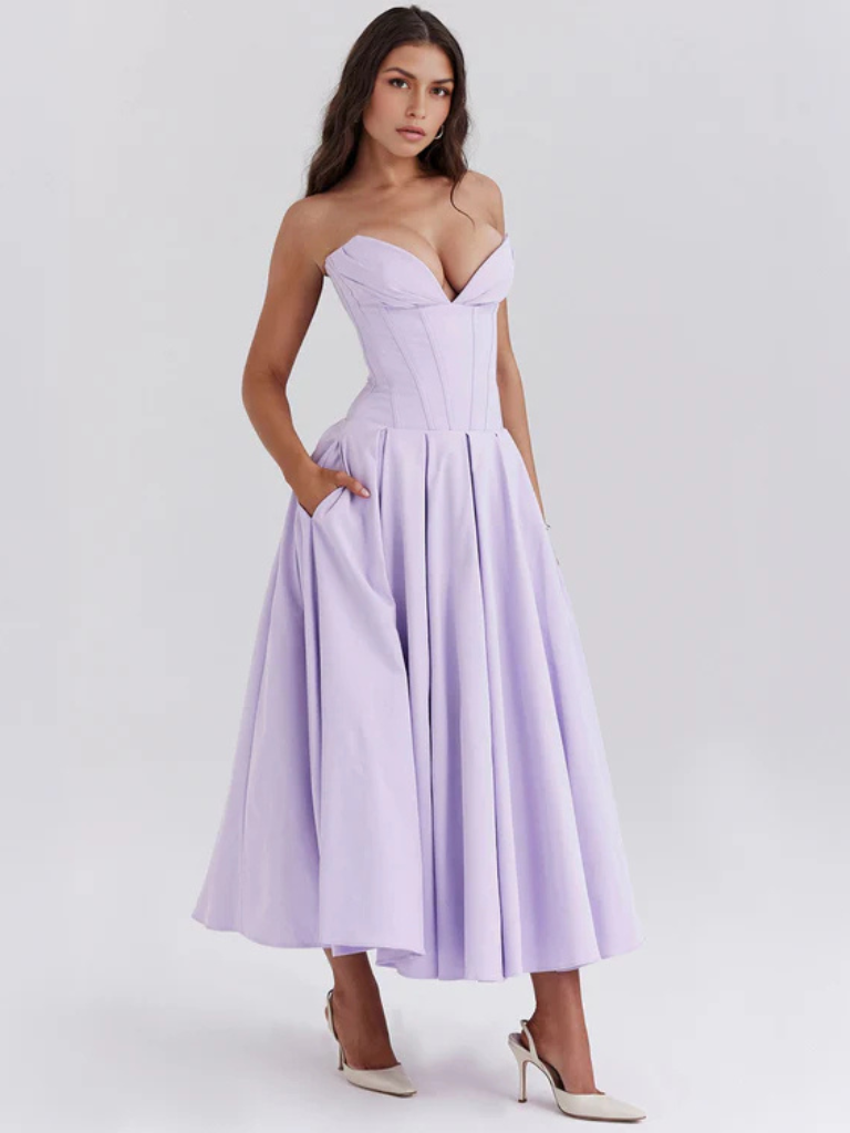 THE LA LUMIÈRE MIDIKLEID DRESS