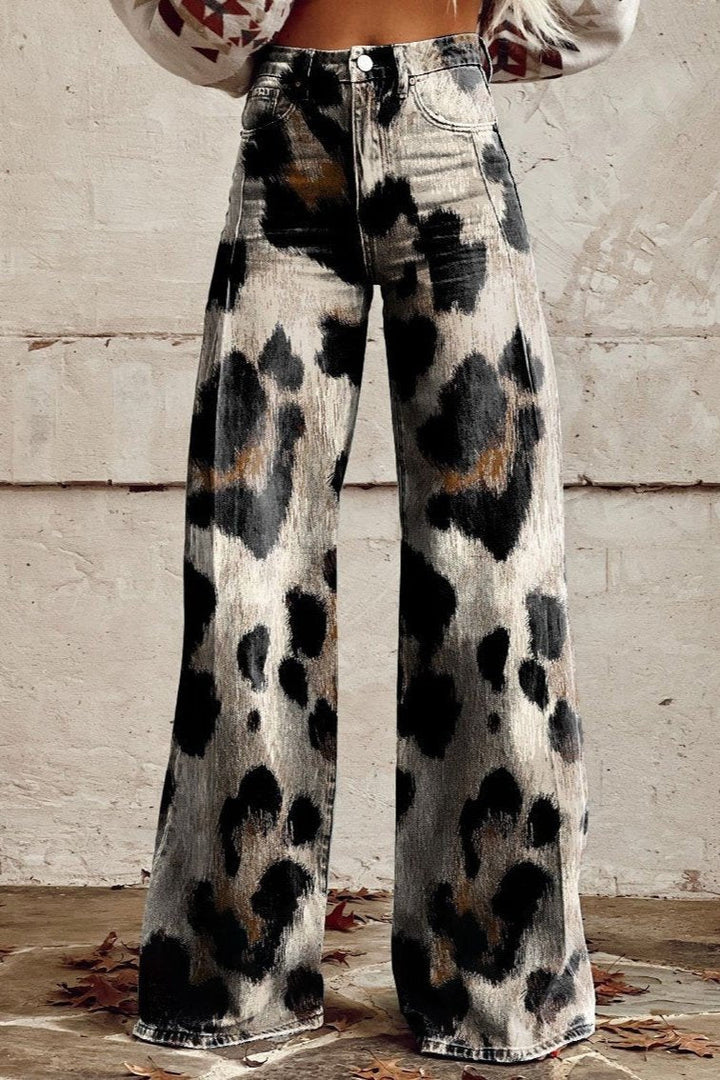 Cheetah | Vintage Boho Pants with Chic Print