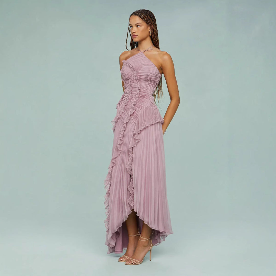 Yumi – Elegant Ruffle Dress