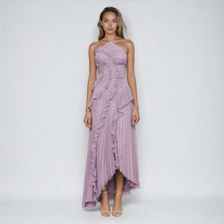 Yumi – Elegant Ruffle Dress