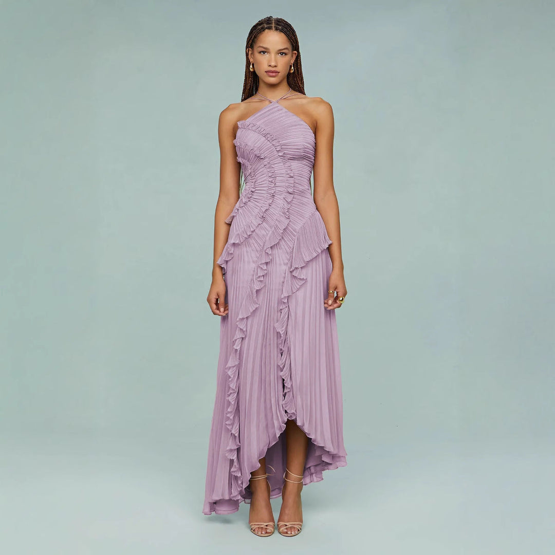 Yumi – Elegant Ruffle Dress