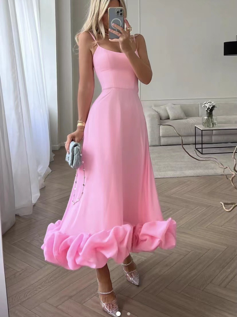 VIVIENNE DRESS WITH FLOORS