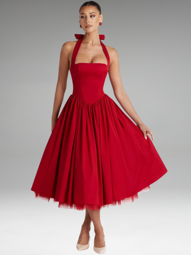 VIVIENNE GRACE MIDIKLEID DRESS