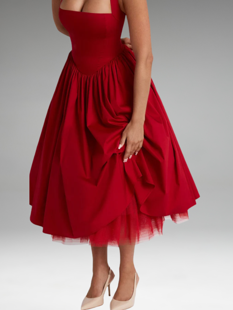 VIVIENNE GRACE MIDIKLEID DRESS