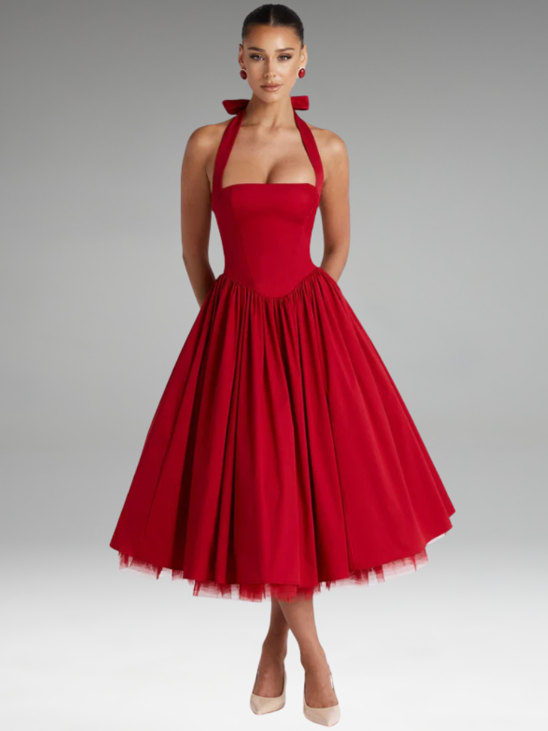 VIVIENNE GRACE MIDIKLEID DRESS
