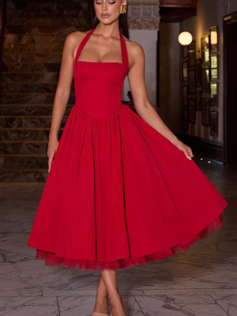VIVIENNE GRACE MIDIKLEID DRESS