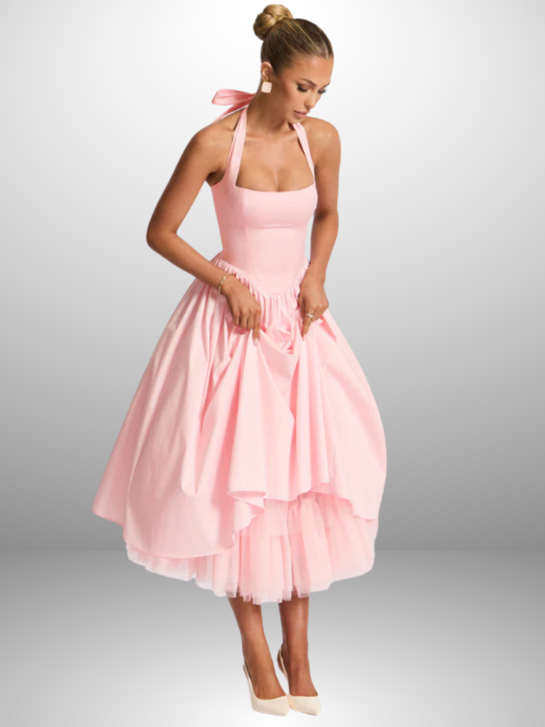 VIVIENNE GRACE MIDIKLEID DRESS
