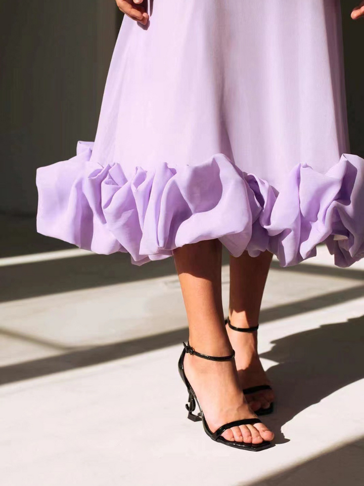 VIVIENNE DRESS WITH FLOORS