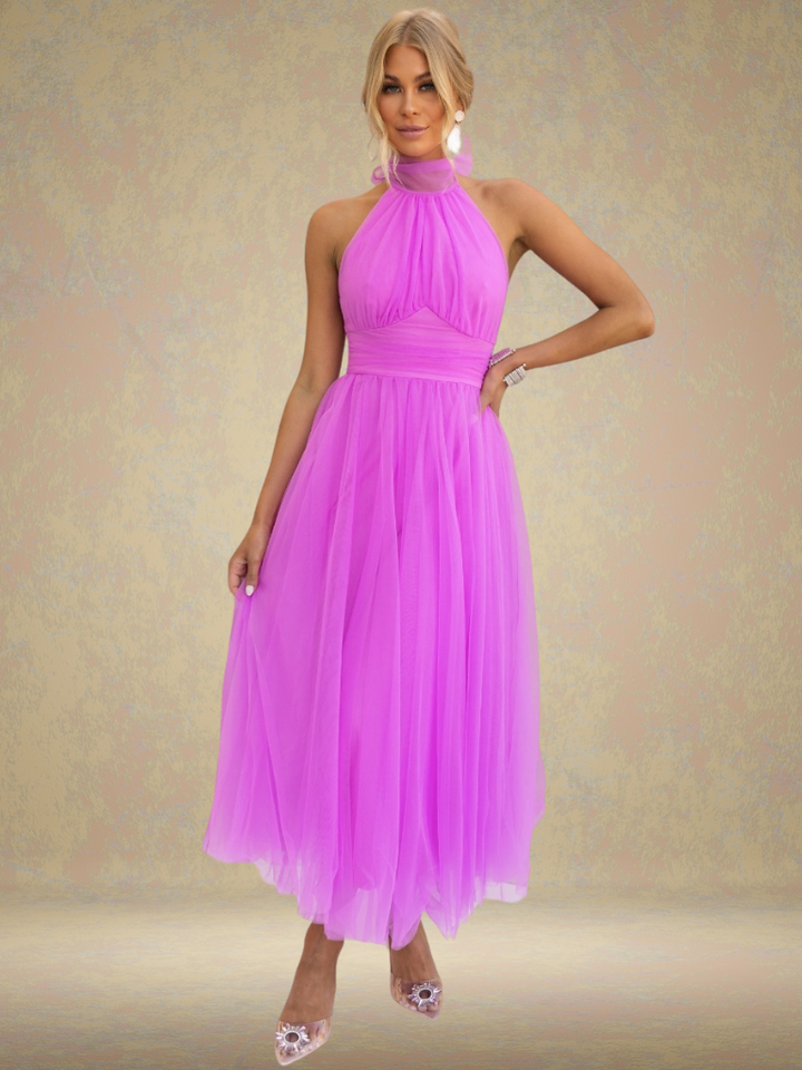 VIOLET VISOR TULLE DRESS