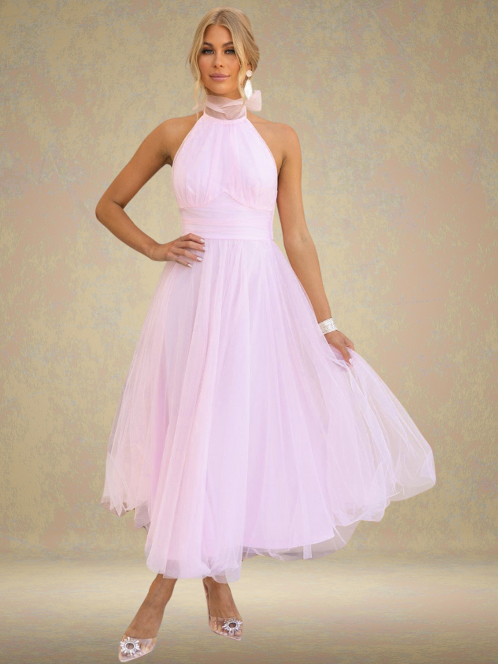 VIOLET VISOR TULLE DRESS