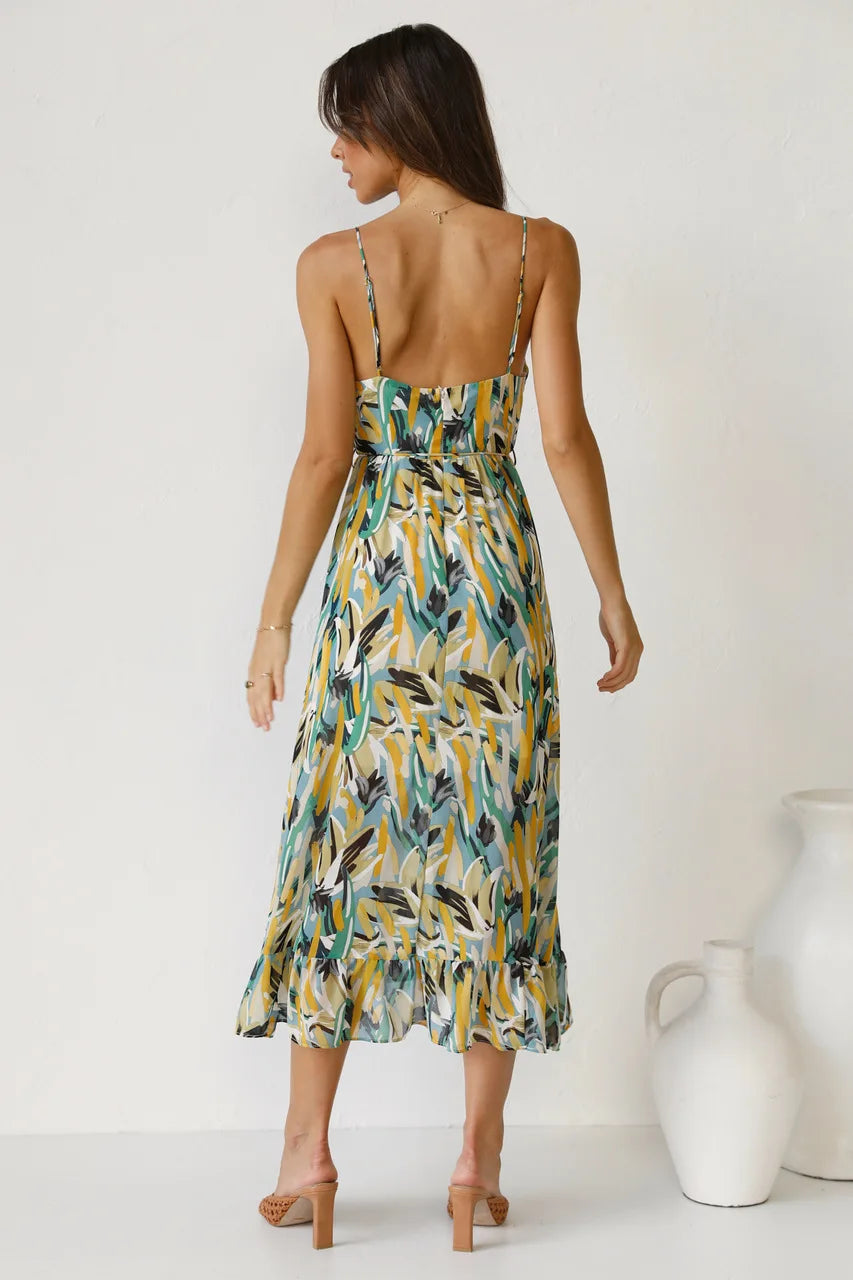 Catherine - Elegant and Colorful Dress