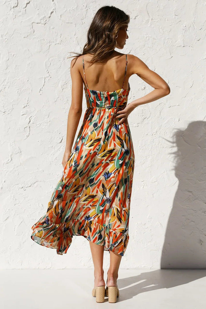 Catherine - Elegant and Colorful Dress