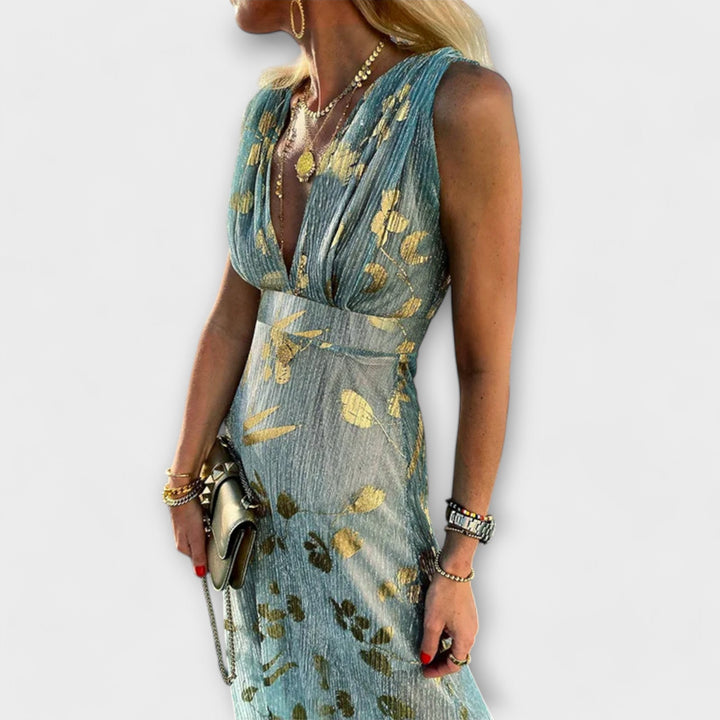 Tatiana - Flowy V-Neck Dress