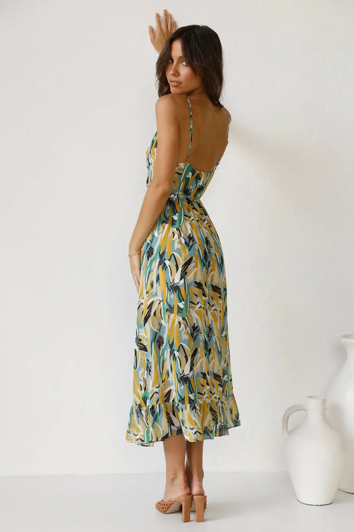 Catherine - Elegant and Colorful Dress