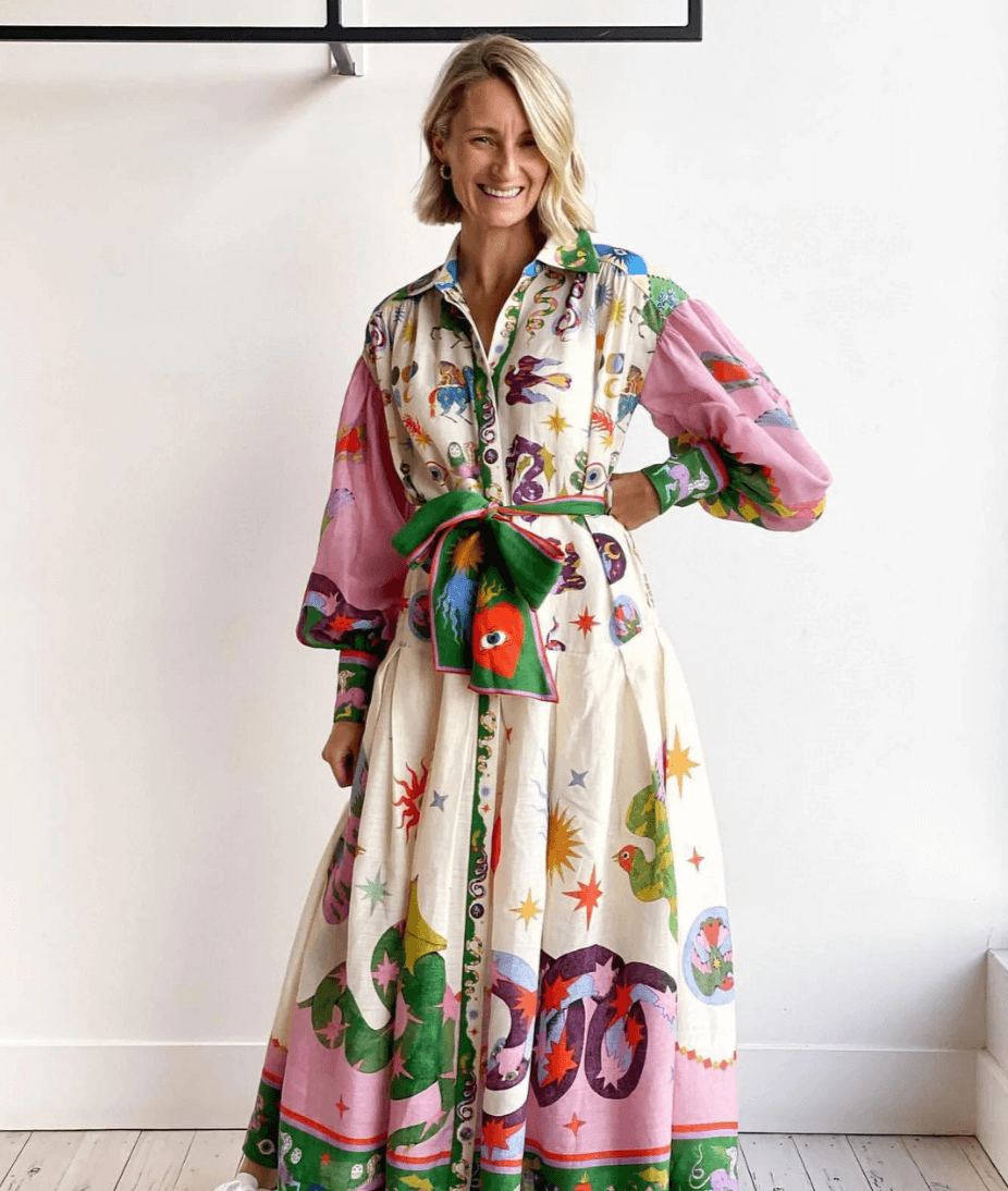 Dorthe™ | Elegant Italian Long Dress