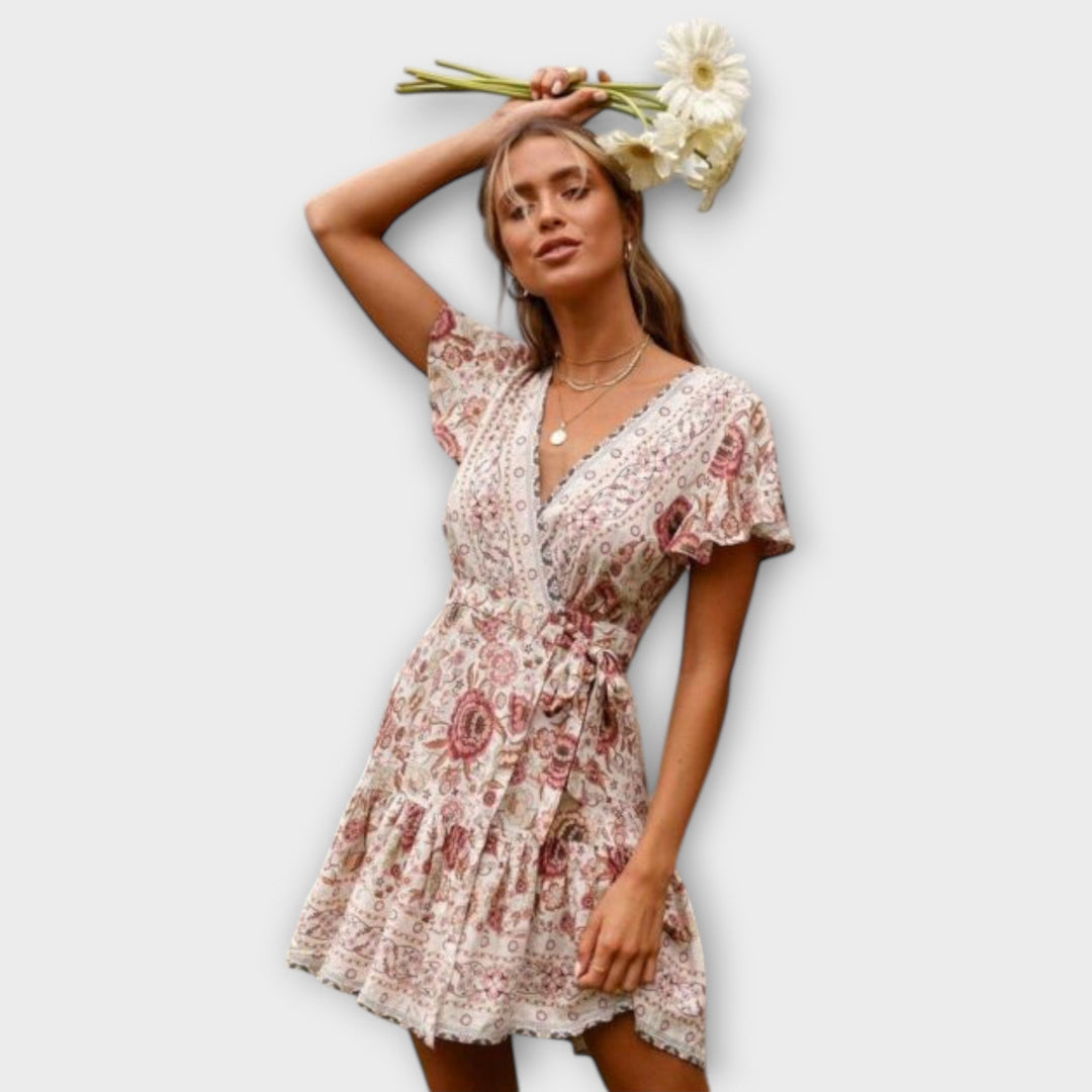 Adélia - Short boho dress