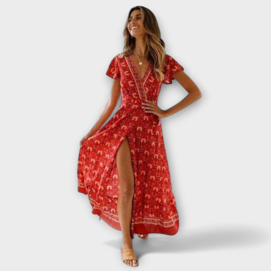 Filipa - Boho midi dress