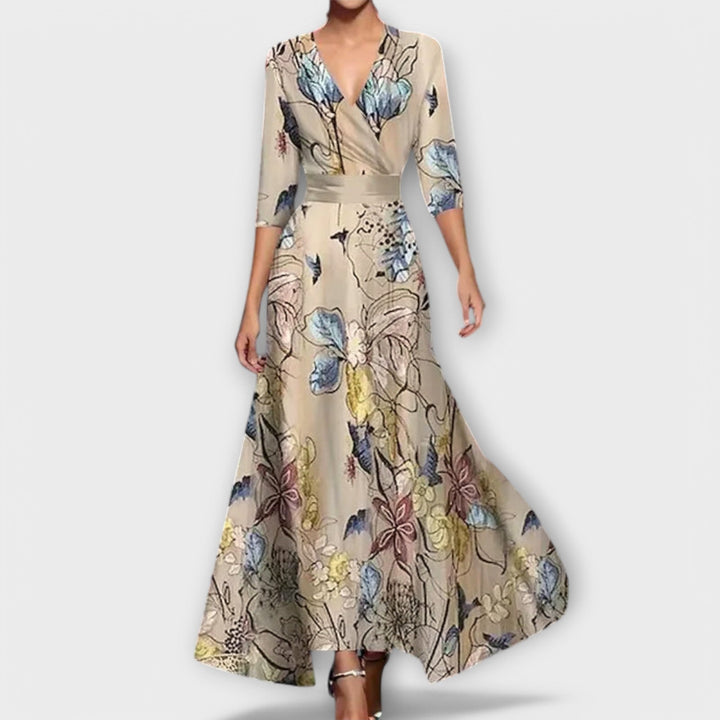 Inês - Women's dress with elegant sleeves