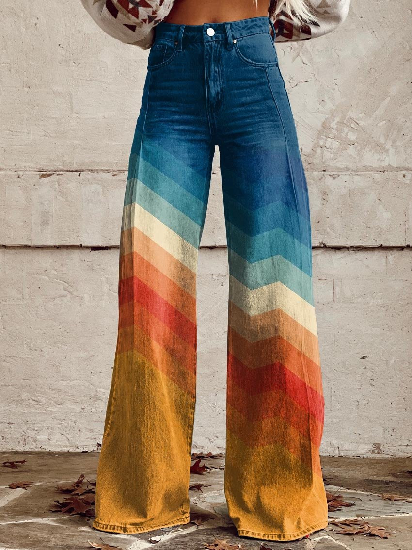 LÉA | Stylish and Modern Retro Zigzag Trousers