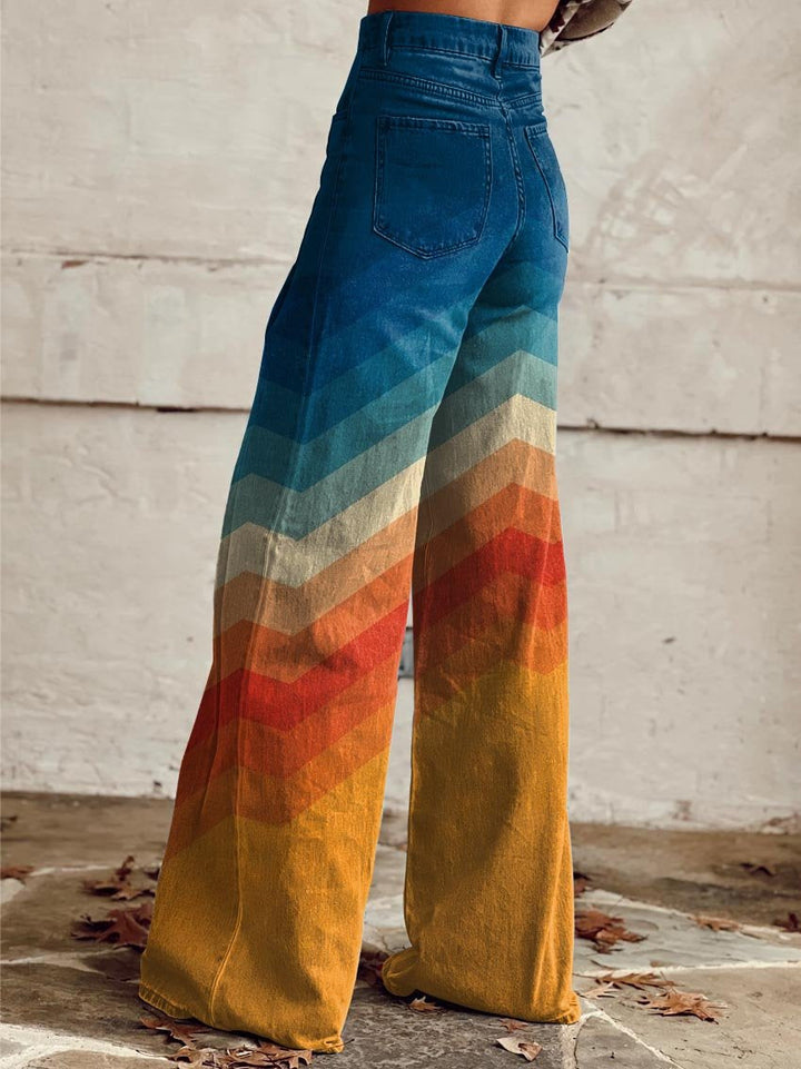 LÉA | Stylish and Modern Retro Zigzag Trousers