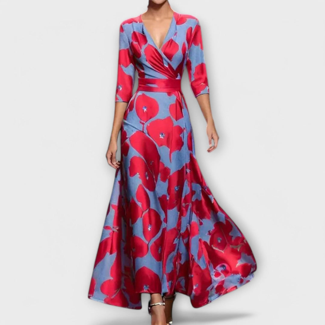 Inês - Women's dress with elegant sleeves