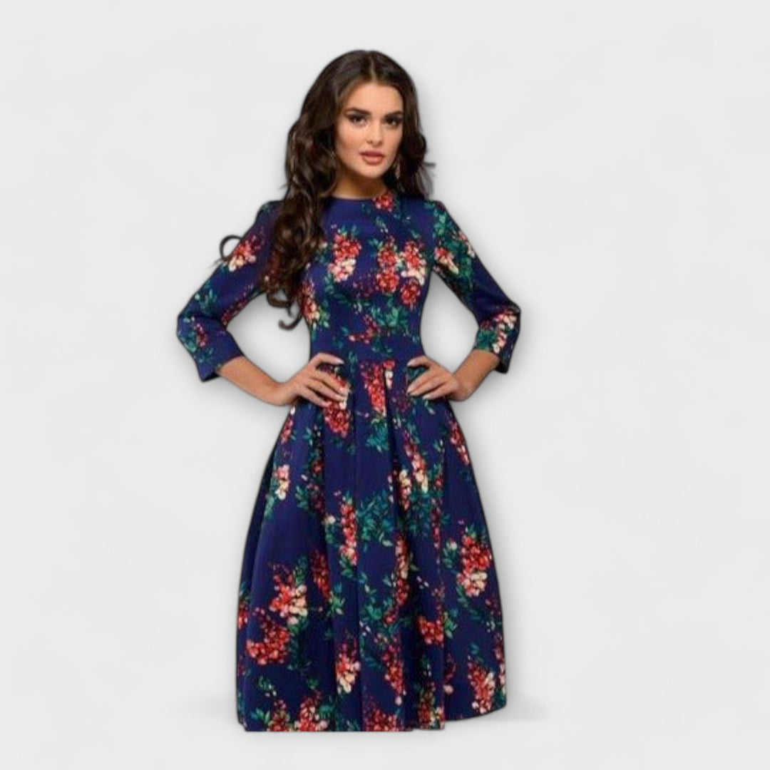 Carolina - Elegant knee-length dress