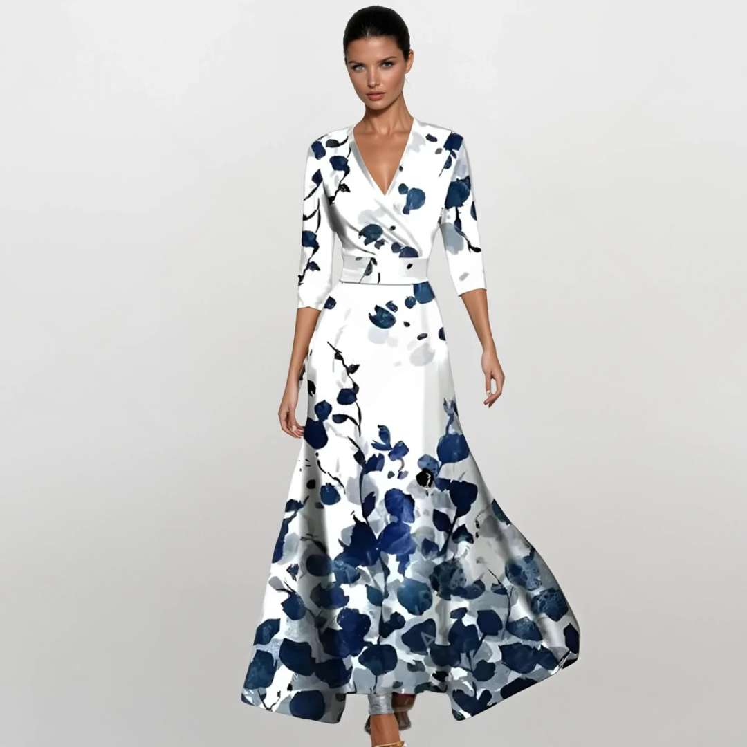 Inês - Women's dress with elegant sleeves