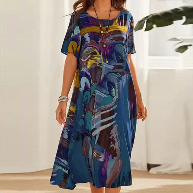 Delfina - Elegant Midi Dress 